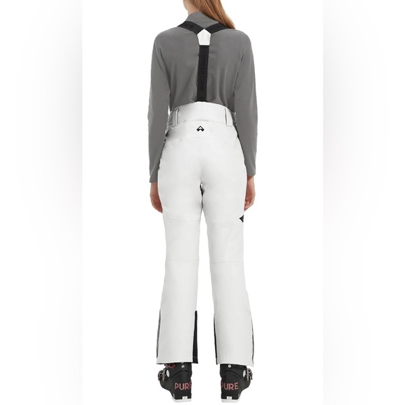 Pioneer Camp Women's Snow Pants Ski Bibs Pants Waterproof Size Small - Picture 2 of 10